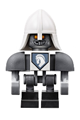 Lance Bot with Dark Bluish Gray Shoulders, White Helmet and Harpoon Holder - nex091