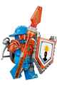 Royal Soldier / Guard with trans-neon orange armor and Disc on Back - nex109
