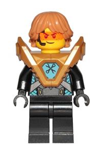 Robin Minifigure - Robin with pearl gold armor and Hair - nex139