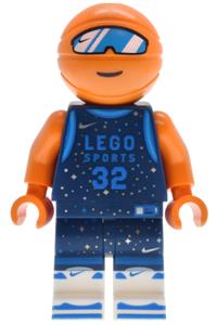 B'Ball Head Minifigure - nike001