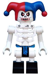 Krazi Minifigure - Krazi minifigure wearing a jester's cap - njo017