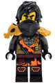 Cole from Dragons Rising wearing a tunic with strap and charm, and dragon shoulder armor - njo0970