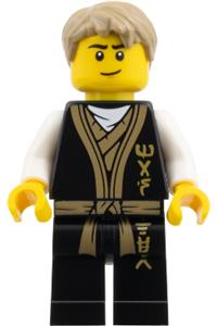 Young Wu Minifigure - Young Wu wearing a black master tunic - njo0999