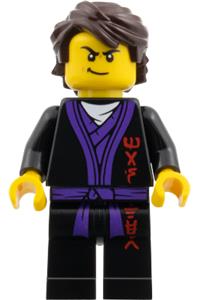 Young Garmadon Minifigure - Young Garmadon wearing a black master tunic - njo1001