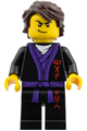 Young Garmadon wearing a black master tunic - njo1001