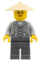 Mistake wearing a light bluish gray sweater and a conical hat - njo1012