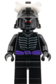 Lord Garmadon Legacy with a pearl dark gray helmet and no leg print - njo1016