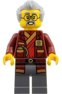 Dr. Sanders Saunders Minifigure - Dr. Sanders Saunders in Krux disguise - njo1026