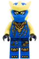 Jay from Dragons Rising wearing a tunic with a dragon head and a helmet - njo1057