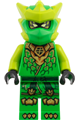 Lloyd from Dragons Rising wearing a tunic with a dragon head and a helmet - njo1072