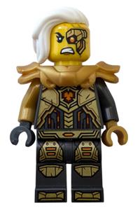 Empress Beatrix Minifigure - Empress Beatrix wearing gold chest and leg armor - njo1076