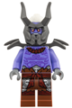 Oni Warrior with a blue violet torso and reddish brown legs - njo1087