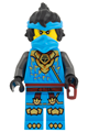 Nya (Dragons Rising) with a tunic with a dragon head, hair, and a belt scabbard - njo1089