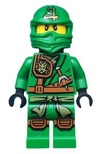 Lloyd Minifigure - Lloyd from Tournament of Elements wearing a jungle robe - njo129