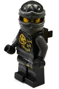 Cole Minifigure - Cole from Skybound theme featuring a neck bracket and modified tile piece - njo199a
