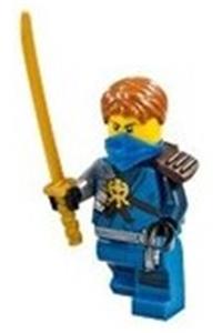 Jay Minifigure - Jay (Honor Robe) from Day of the Departed with hair and a blue mask - njo224