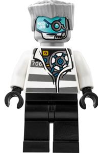 Zane Minifigure - Zane in a prison outfit - njo233