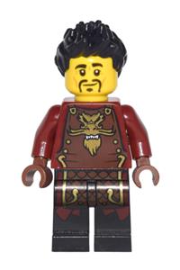 Ray, Dragon Head Emblem Minifigure - Ray with a dragon head emblem - njo289
