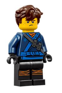 Jay Minifigure - Jay from The LEGO Ninjago Movie with hair - njo314