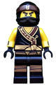 Cole from The LEGO Ninjago Movie with arms featuring cuffs - njo322