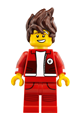 Kai - The LEGO Ninjago Movie, Hair, Red Legs and Jacket, Bandage on Forehead - njo327