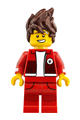 Kai - The LEGO Ninjago Movie, hair, red legs and jacket, bandage on forehead - njo327