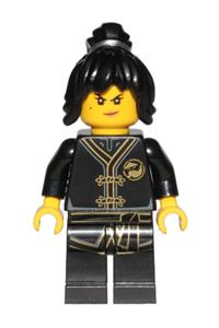 Nya Minifigure - Nya wears a black Wu-Cru Training Gi - njo433