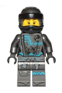 Nya Minifigure - Nya minifigure with a crooked smile and open mouth smile from the Hunted series - njo475b
