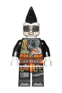 Jet Jack Minifigure - Jet Jack with claw marks - njo478
