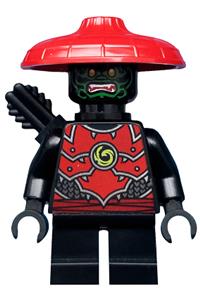 Stone Army Scout Minifigure - Stone Army Scout with Short Legs and Arrow Quiver - njo500