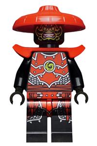 Stone Army Scout Minifigure - Stone Army Scout wearing shoulder armor - njo507