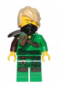 Lloyd Minifigure - Lloyd from Secrets of the Forbidden Spinjitzu with hair - njo517