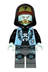 Scott Minifigure - Scott with a neck bracket - njo585