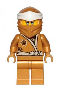 Zane Minifigure - Zane, Golden Ninja, from the Legacy series - njo589