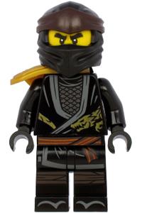 Cole Legacy Minifigure - Cole, Legacy with pearl gold armor shoulder pad - njo618