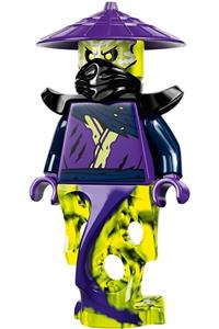 Ghost Minifigure - Legacy ghost wearing a conical hat - njo646