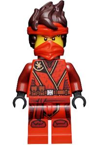 Kai - The Island Minifigure - Kai from The Island series, with a mask and hair featuring a bandana held by a neck bracket - njo706
