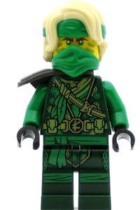 Lloyd Minifigure - Lloyd from "The Island" with a mask and hair piece with a bandana - njo711