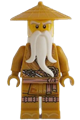 Wu Sensei - Pearl Gold Robe, White Beard - njo731