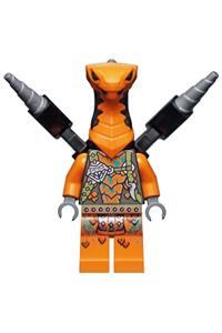Cobra Mechanic Minifigure - Cobra mechanic with drills - njo740