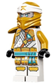 Zane (Golden Ninja) with a crystalized appearance - njo760