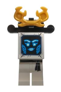Pixal Bot Minifigure - Pixal Bot from Core - njo792