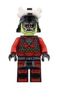 Bone King Minifigure - Bone King with small bone - njo807