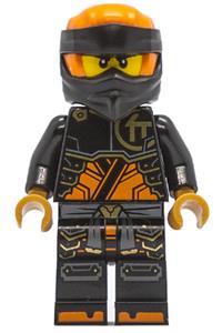 Cole Minifigure - Cole from Dragons Rising wearing a head wrap - njo863