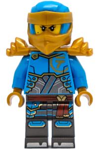 Nya Dragons Rising Minifigure - Nya from Dragons Rising with a head wrap and shoulder armor - njo865