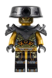Imperium Guard Commander Minifigure - Commander of the Imperium Guard with a pearl gold head - njo887