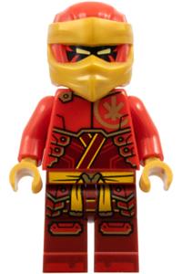 Kai - Dragons Rising Minifigure - Kai from Dragons Rising with a red and pearl gold head wrap - njo890