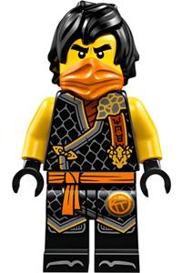 Cole Dragons Rising Minifigure - Cole from Dragons Rising theme wearing Tournament Armor - njo894