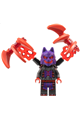 Wolf Mask Warrior - Dark Purple and Red Mask, Energy Claws - njo899