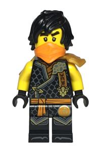 Cole Minifigure - Cole from Dragons Rising theme with tournament armor and a scabbard - njo909